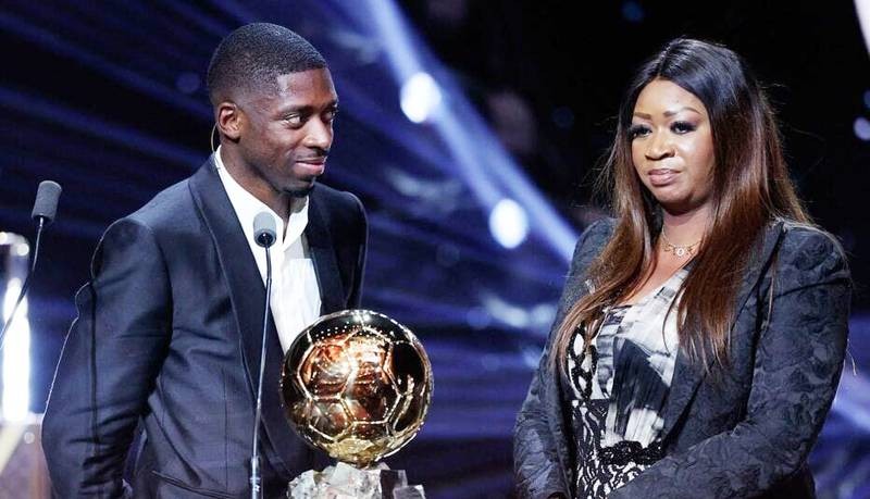 Ousmane Dembélé, Ballon d'Or 2025 et sa génitrice Fatimata Dembélé. (Ph: Dr)
