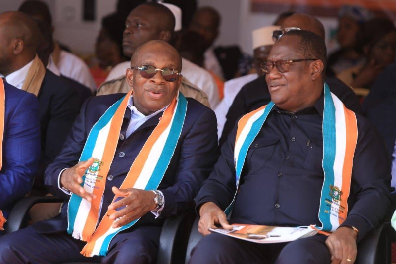 Les minisre Siandou Fofana et Tené Brahima Ouattara