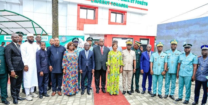 Laurent Tchagba inaugure la Clinique médicale des Eaux et Forêts à Abobo.