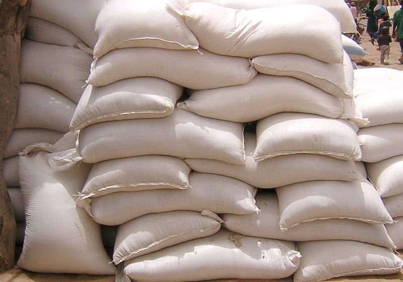 Des sacs de riz. (Ph: Dr)