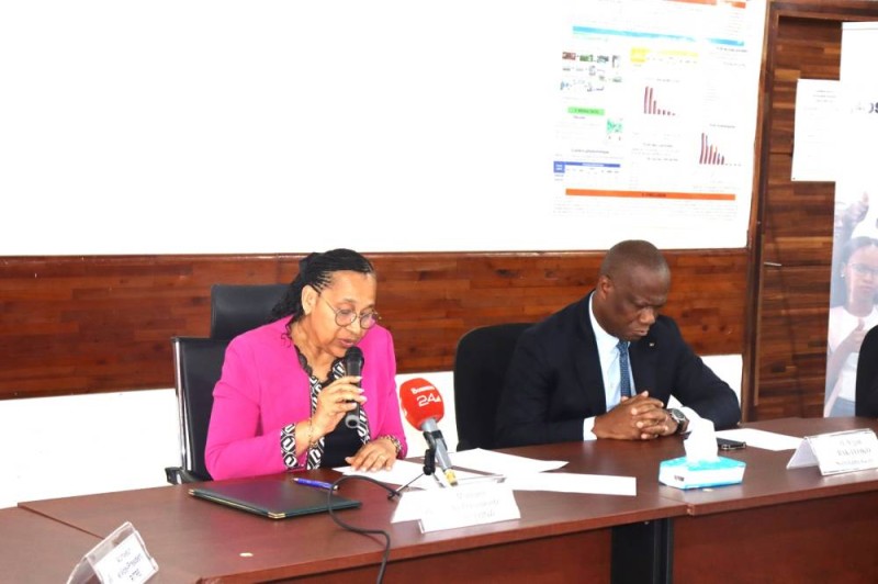 Dr Kouamé Amoin Gervaise a bénéficié du fond spécial femme 2022 du Fonsti. (DR)