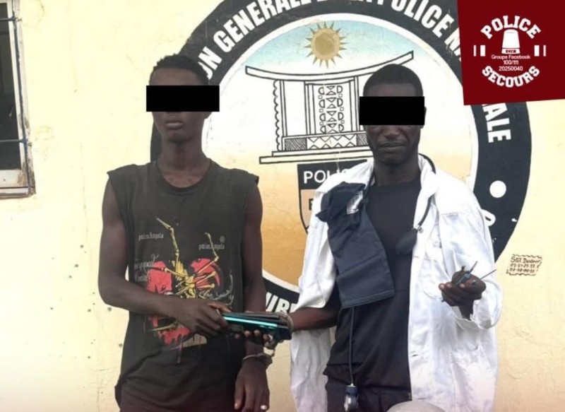 Le faux médecin et son receleur mis aux arrêts. (Ph: Dr)