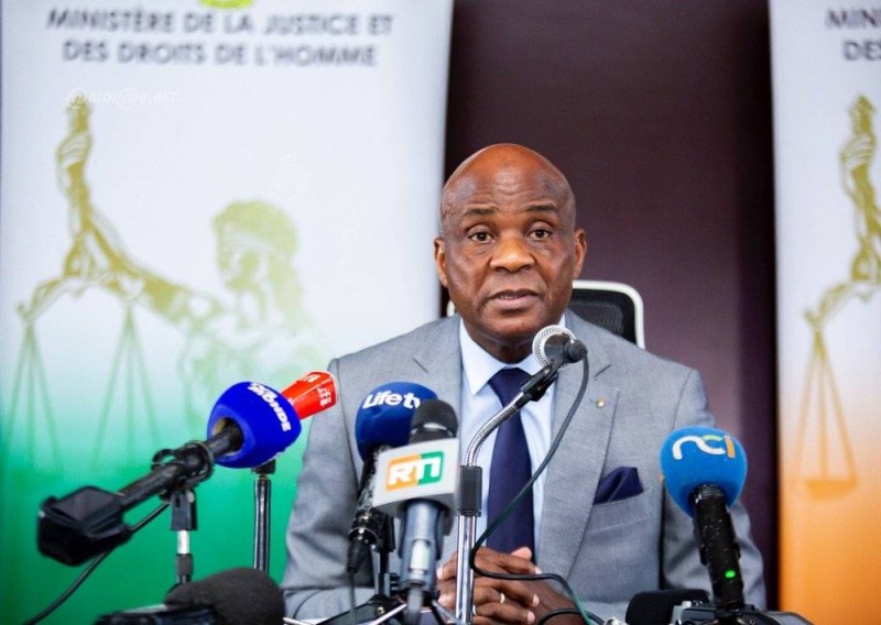 Le procureur de la République près le tribunal de première instance d'Abidjan, Koné Braman Oumar