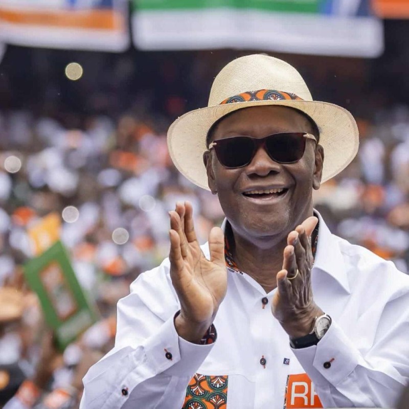 Le candidat du Rhdp, le Président Alassane Ouattara. (DR)
