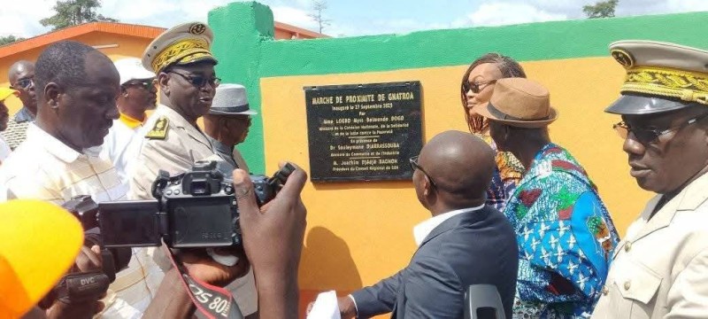 Découverte de la plaque du marché
