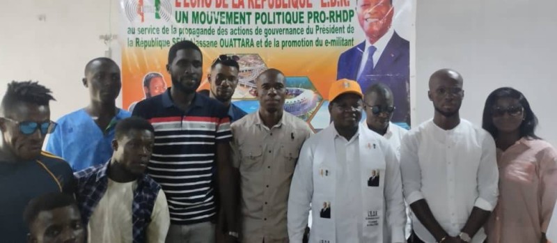 L’EDR investit son 34ᵉ coordinateur régional de Dabou. (Ph: Dr)