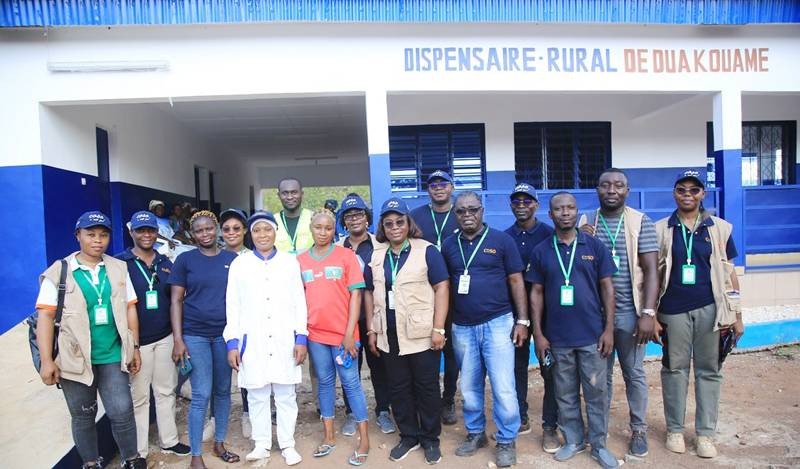 Le dispensaire rural de Duakouamé est déjà fonctionnel après avoir reçu son premier agent de santé. (Photo. EDOUARD KOUDOU)