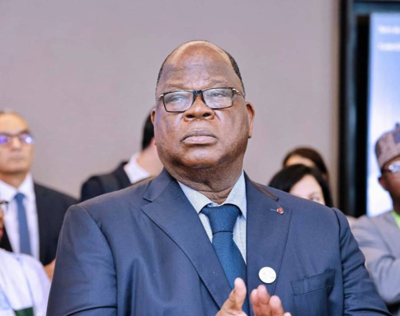 Le ministre des Eaux et Forêts, Laurent Tchagba
