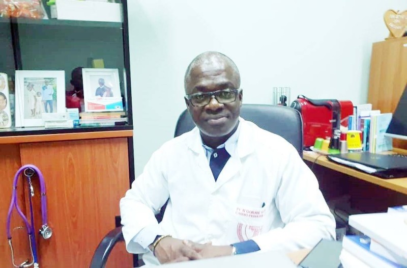 Dr N’Goran Yves N’Da Kouakou, chef de service de cardiologie pédiatrique de l’ICA