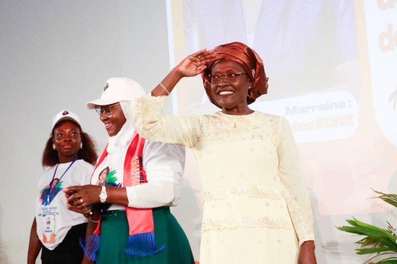 Mariatou Koné : "Mon candidat pour 2025, c'est Alassane Ouattara". (dr)