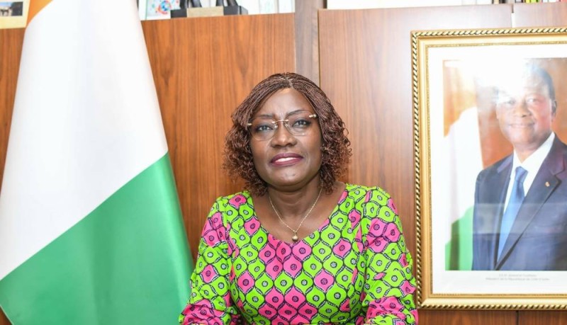 Professeur Mariatou Koné, Ministre de l'Eduxation Nationale et de l'Al^habétisation