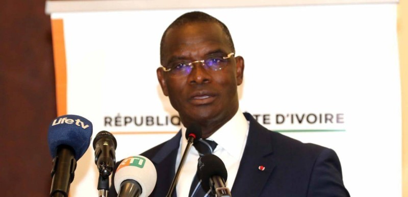 Le ministre de l'Intérieur et de la Sécurité, Vagondo Diomandé