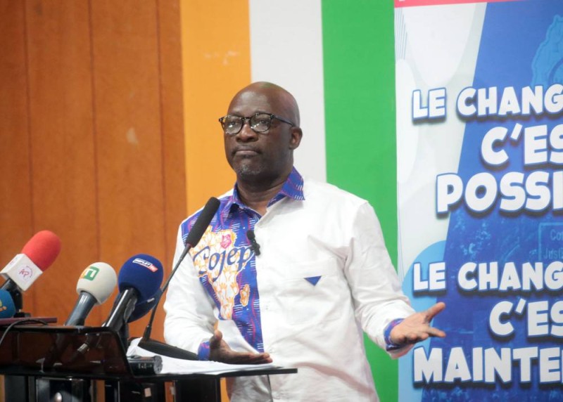 Charles Blé Goudé appelle les Ivoiriens à participer au vote. (Ph: Sébastien Kouassi )