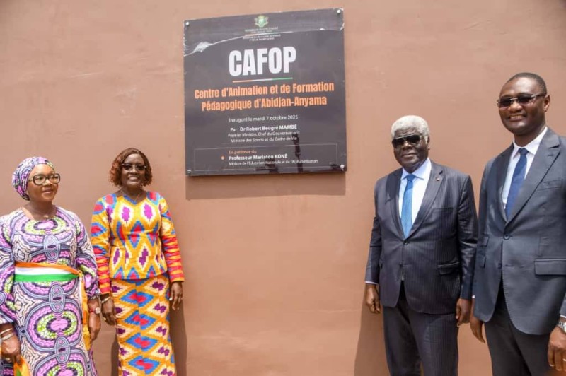 Un nouveau souffle sur l’éducation nationale avec l’ouverture du Cafop d’Abidjan-Anyama. 