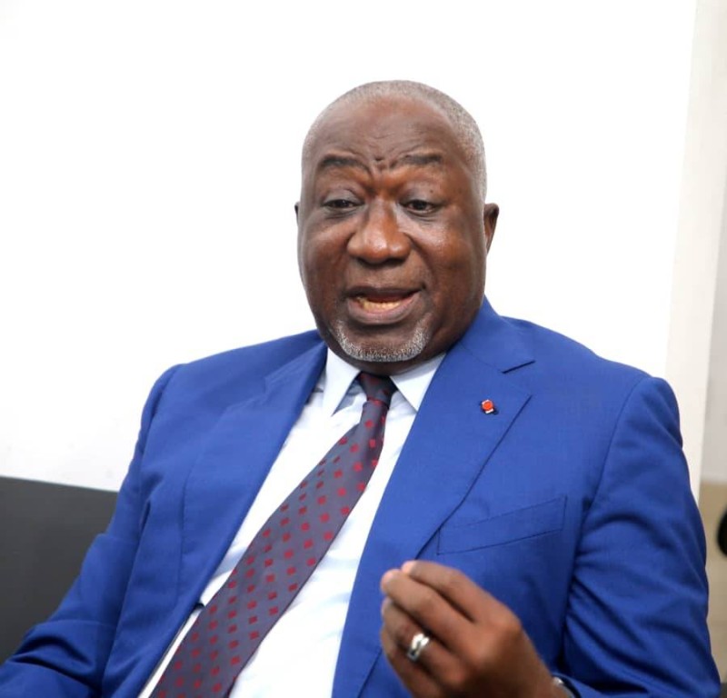 
 Le secrétaire général de la Conférence des Pca, Issouf Fadika, Pca du Guichet unique du commerce extérieur de la Côte d’Ivoire (Guce-CI). (Ph: Poro Dagnogo) 