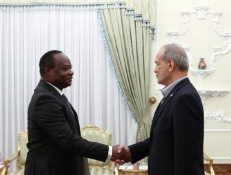 L’Ambassadeur Tamakolo Ouattara lors de la présentation de ses lettres de créance 