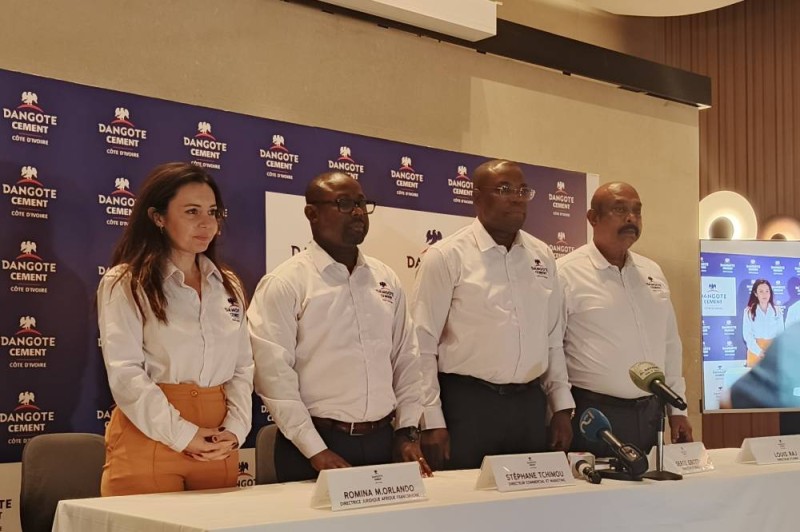 L'équipe dirigeante de DANGOTE CEMENT Côte d'Ivoire