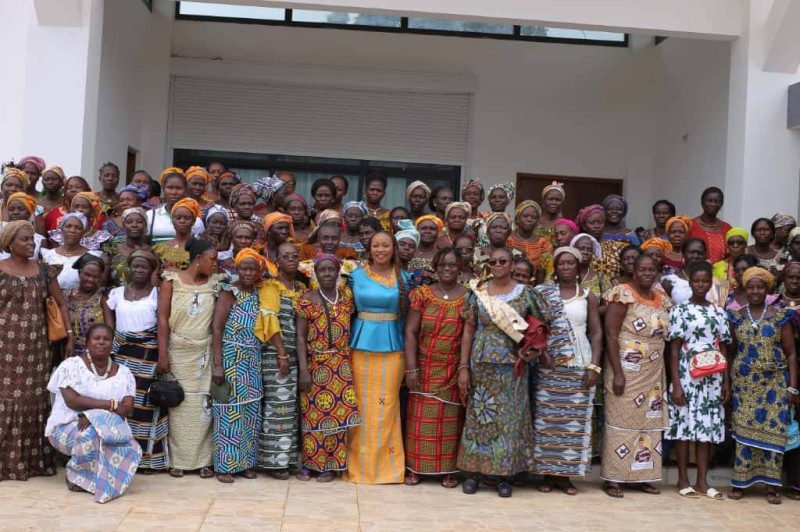 Des femmes de Gbêkê dans l'ensemble saluent l'initiative. (Ph: Dr)