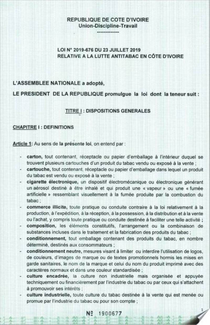 La loi n°2019-676 du 23 juillet 2019