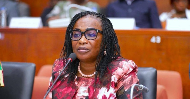 La présidente du CNDH,Namizata angaré