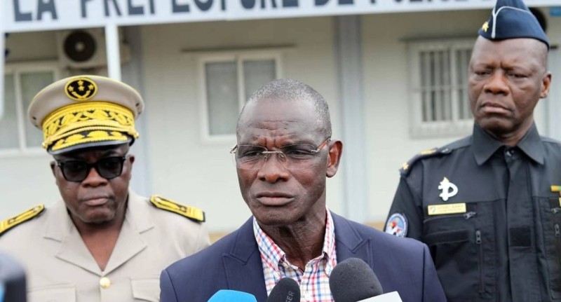 Le ministre Vagondo Diomandé, ce samedi 11 octobre 2025, à Abidjan