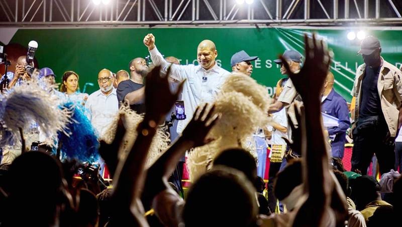 Le candidat du Code a communié avec ses sympathisants. (Ph: ABDOULAYE COULIBALY)