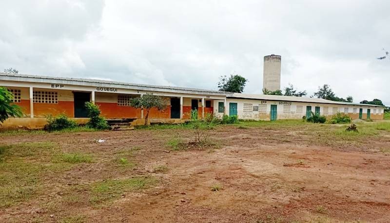 Une vue du bâtiment de l'école primaire. (Ph: EPA)
