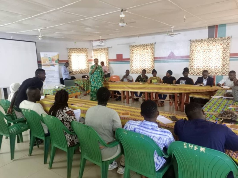 Atelier de formation tenu , mercredi 15 octobre 2025, dans la salle de conférence de l'Espace Ami des Femmes de Korhogo