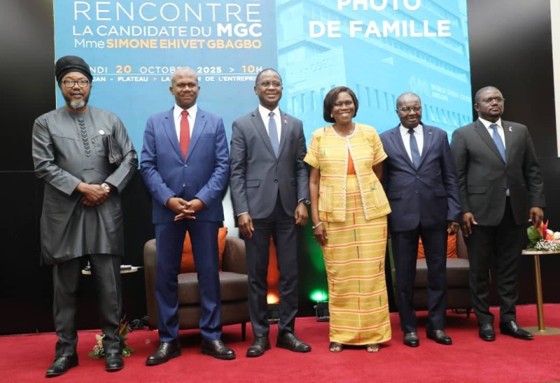 Simone Gbagbo compte sur la participation active du secteur privé pour une Côte d’Ivoire renaissante. (Ph: JULIEN MONSAN)