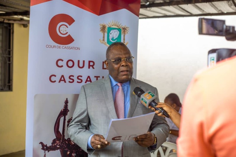 Yua Koffi, président de la Cour de cassation. (Ph: Dr)