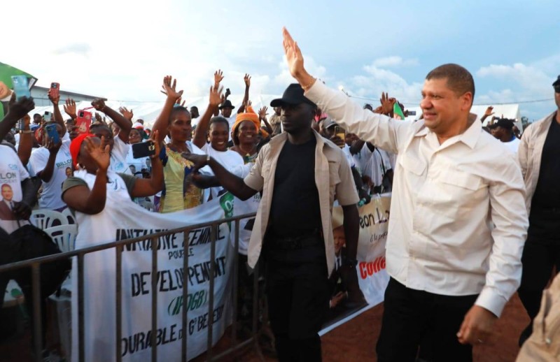 Le candidat de la liste Code a partagé sa vision pour une ville portuaire de renommée internationale. (Ph: ABDOULAYE COULIBALY)