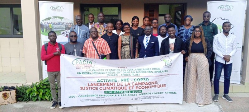 Les membres de Pacja-Côte d’Ivoire sont mobilisés pour la campagne Pre-Cop 30. (Ph: Dr)