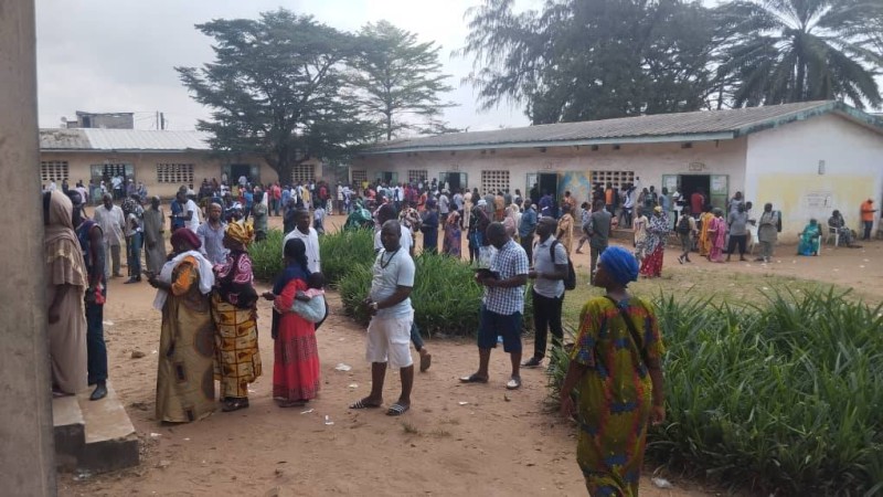 Les populations sont sorties massivement. (Ph: Dr)