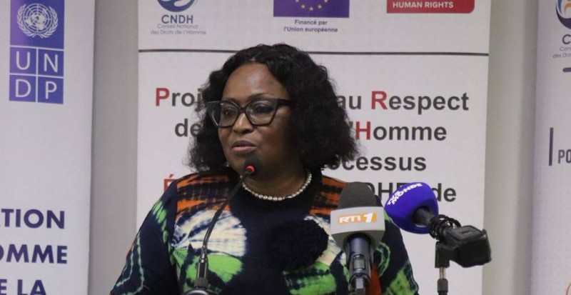 Namizata Sangaré, présidente du CNDH