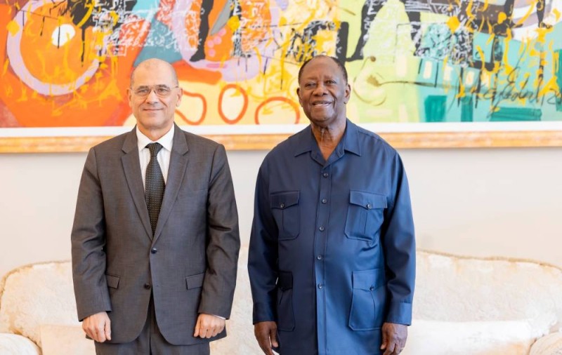 Au moment de prendre congé du Président Ouattara, l’ambassadeur Luzzi a tenu à exprimer sa profonde reconnaissance au gouvernement ivoirien. (Ph: Dr)