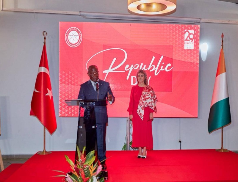 La Türkiye fête sa République à Abidjan : hommage à une coopération exemplaire. (Ph: Dr)