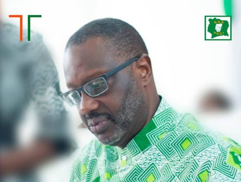 Tidjane Thiam mobilise les militants du Pdci-Rda pour le 27 décembre. (dr)
