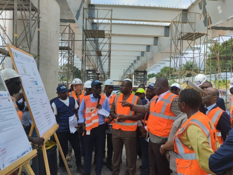 Le projet de construction des échangeurs de l’Ecole de Police, de la Riviera 3 et de la Riviera Palmeraie est financé par la coopération japonaise (Jica), avec une contribution à hauteur de 42 milliards de Fcfa, de l’Etat ivoirien. (Photo DR)