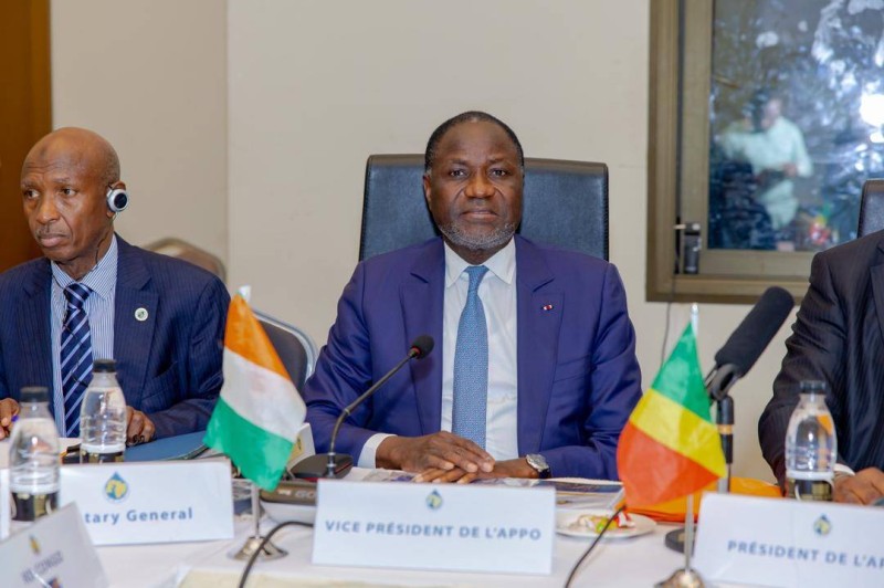 Le nouveau président de l’APPO, Sangafowa-Coulibaly définit comme priorité de son mandat.(Ph:GB)