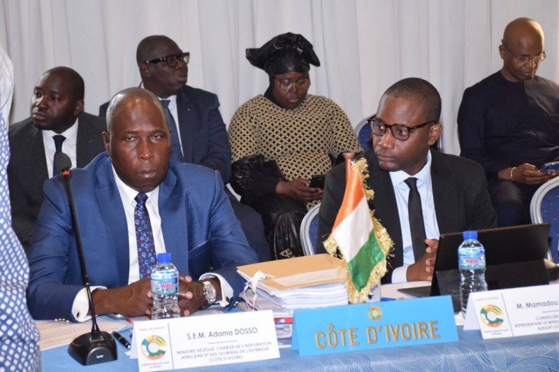 La Côte d’Ivoire était représentée par Adama Dosso, ministre délégué auprès du ministre des Affaires étrangères, de l’Intégration africaine et des Ivoiriens de l’extérieur (Dr)