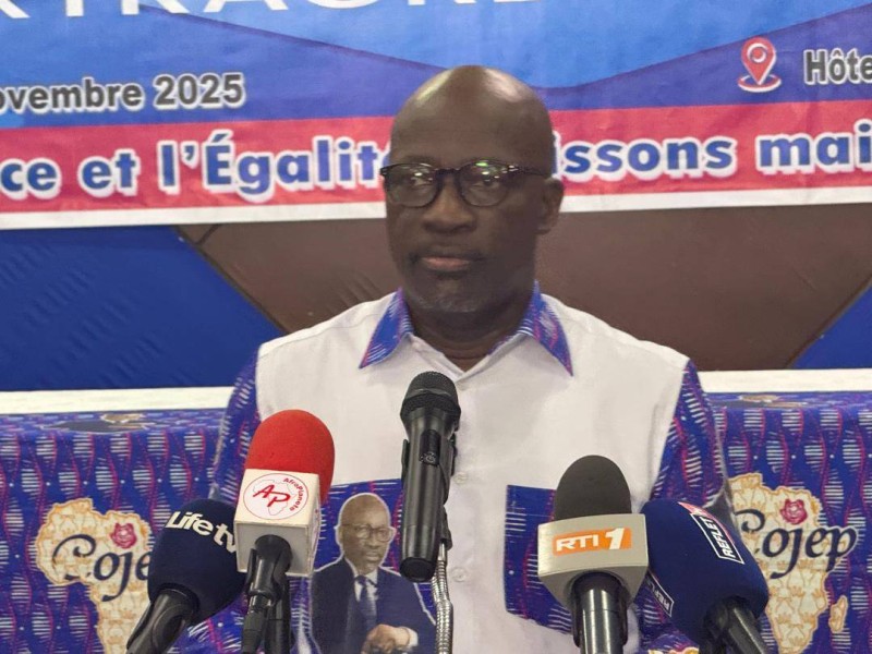 Charles Blé Goudé et le Cojep félicite Alassane Ouattara pour sa réélection (Photo Bavane)