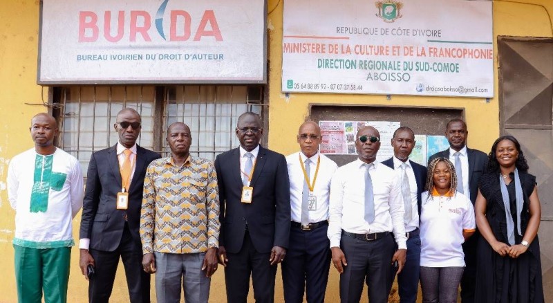 Le Directeur général du Burida et son équipe