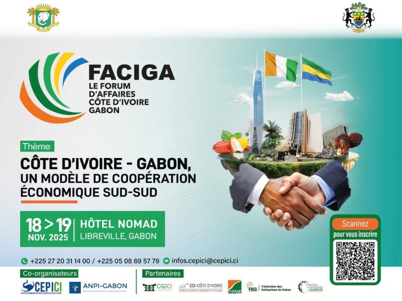 La Côte d'Ivoire et le Gabon veulent renforcer leur coopération économique. (DR)