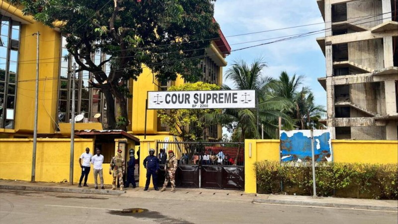  Cour suprême de Conakry, en Guinée. © Tangi Bihan/RFI 