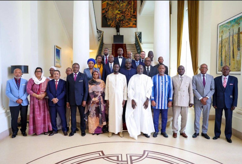 La réunion s'est ouverte en présence du Président sénégalais, Bassirou Diomaye Faye. (DR)