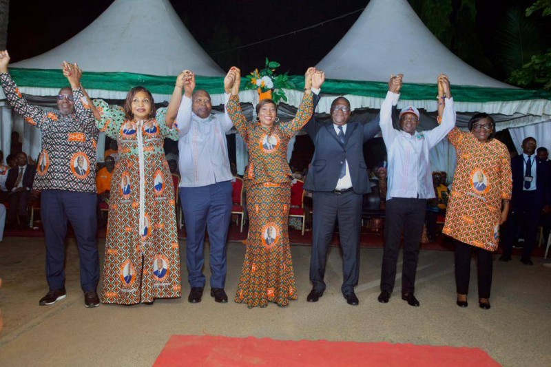 Les six candidats Rhdp, heureux de représenter leur parti à Abobo, comptent sur les militants. (Ph: Dr)
