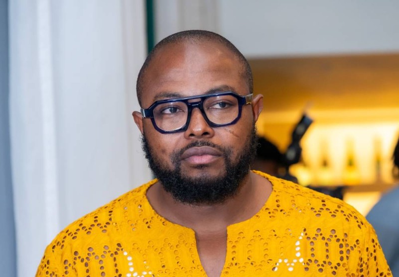 Anzara Alain, commissaire général, présentant les grandes lignes de l’Akan Festival 2025 lors du lancement officiel à Cocody-Angré.