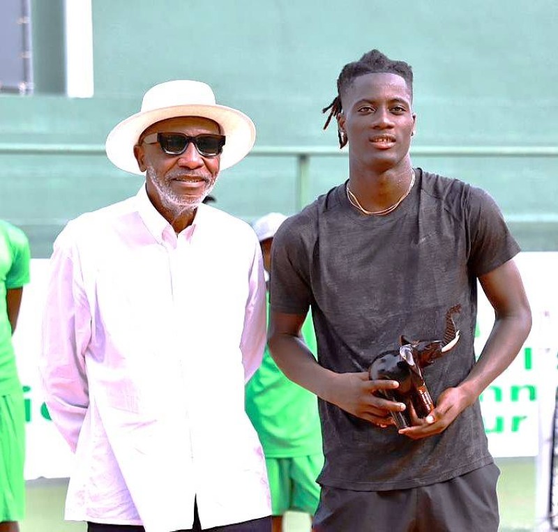Le tennisman ghanéen est bien parti pour réaliser le doublé à Abidjan. (Ph: Dr)