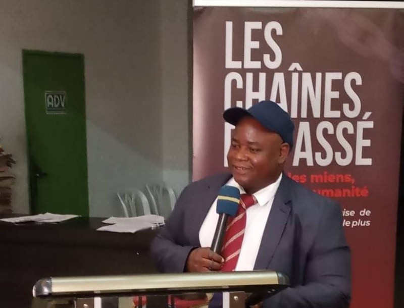 Naban Coulibaly, l'auteur  de  "Les chaînes du passé"