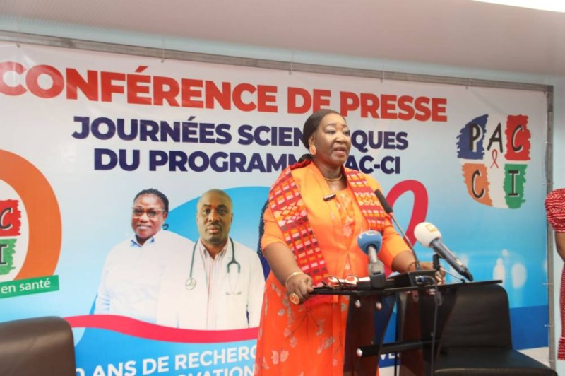 Le professeur Thérèse NDri Yoman, coordonnatrice du Programme Pac-CI. (Ph: Abdoulaye Coulibaly)